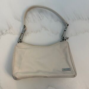 Pelle Studio Off-White Leather Shoulder Bag